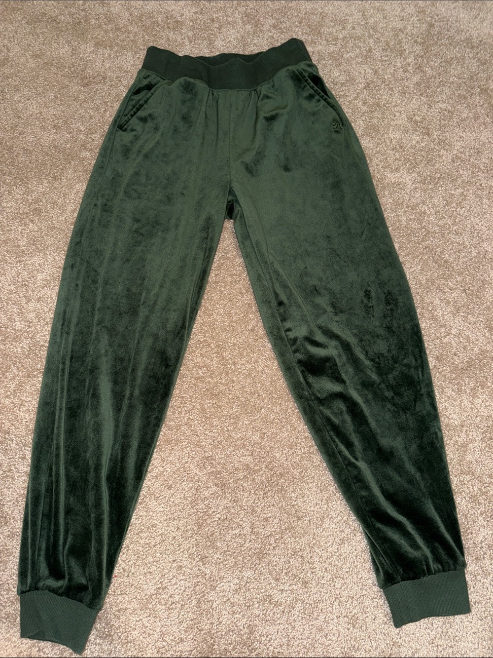 Banana Republic Velour Joggers Green size Small
